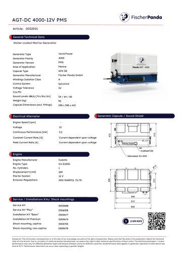 AGT4000 12 V
