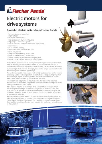 Electric motors for drive systems