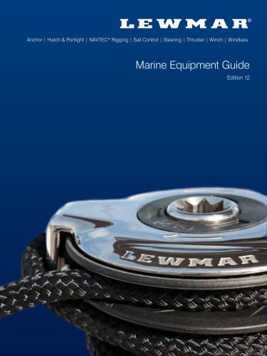 Lewmar Catalogue 2012