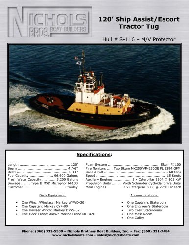 M/V Protector-Tug boat