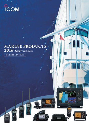 MARINE PRODUCTS 2016 (EUROPE EDITION)