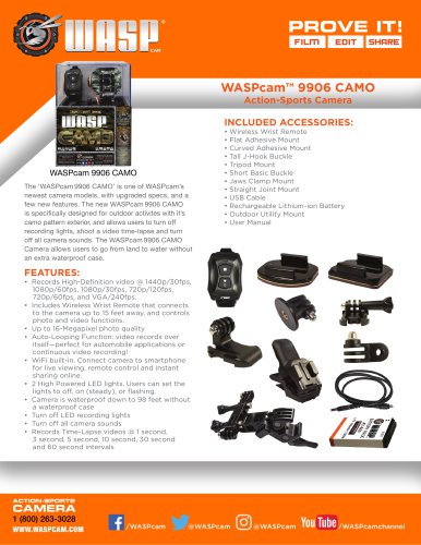 WASPcam 9906CAMO