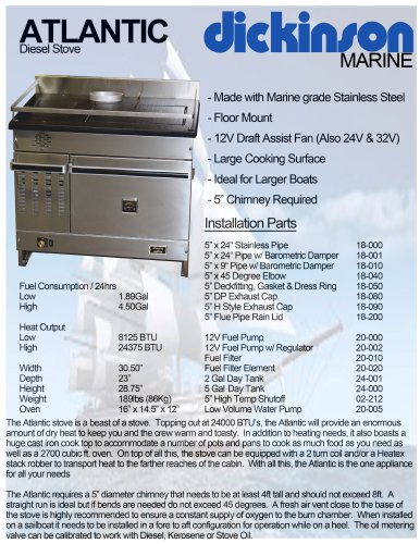 Atlantic Diesel Stove