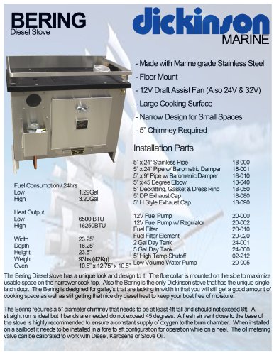 Bering Diesel Cookstove