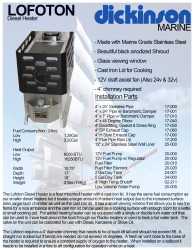 Lofoten Diesel Heater 