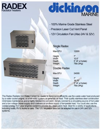 Radex Water Heat Exchanger