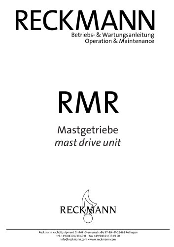Masts - manuel - english/german