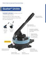 Gusher Urchin Manual Bilge Pump