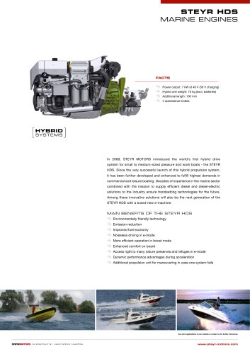 STEYR HDS product leaflet