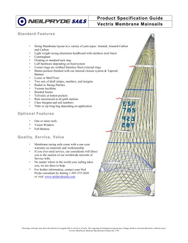 mainsails Vectrix