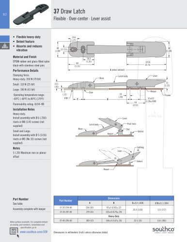 37 - Lever-Assisted Latches