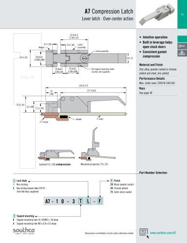 A7  Compression Latch