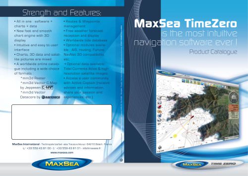 MaxSea TimeZero Catalogue