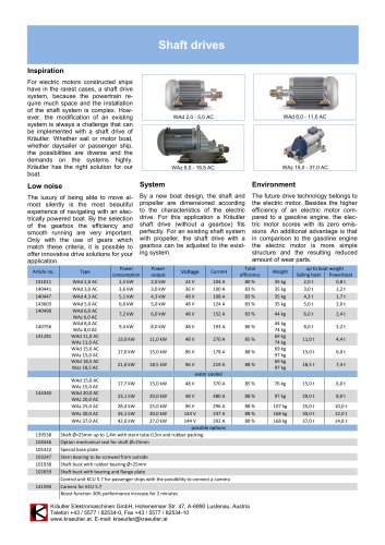 Shaft drives