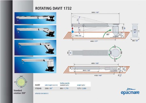 Rotating Davit 1732