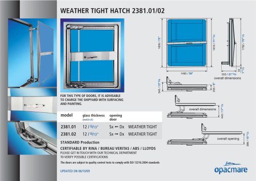 roto translating door model 2381.01-02