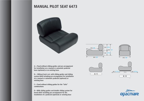 seat model 6473