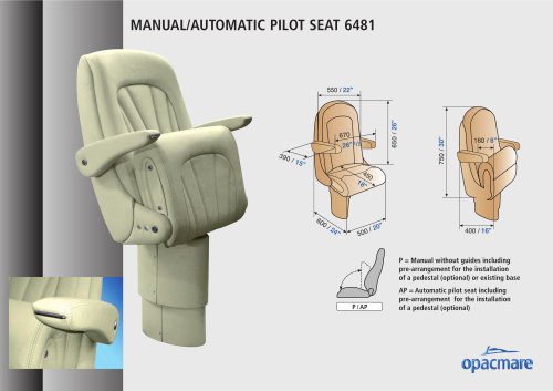 seat model 6481