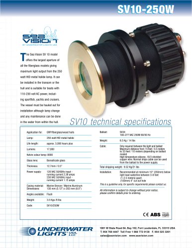 SV10-250W
