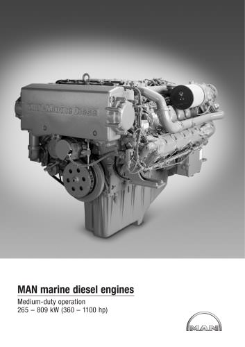 Main marine engines: Medium duty