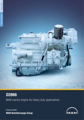 Marine engine D2866 - heavy duty