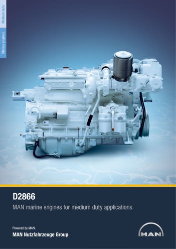 Marine engine D2866 - medium duty