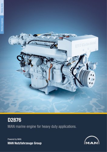 Marine engine D2876 - heavy duty