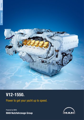 Yacht V12-1550 LD engine