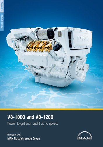 Yacht V8-1000/1200 LD engine