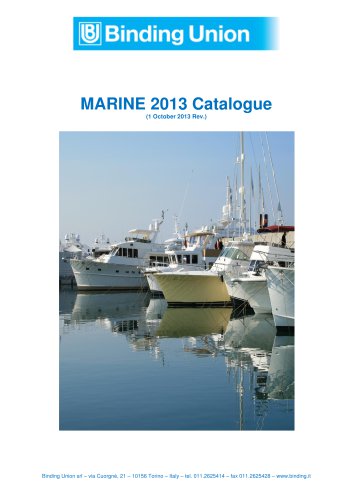 MARINE 2013 Catalogue