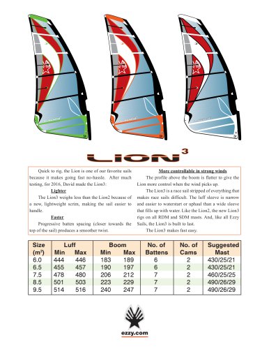 2016 lion catalog