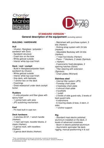 General description Django 7.70