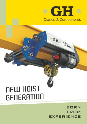 A New Generation of hoist up 12.5t