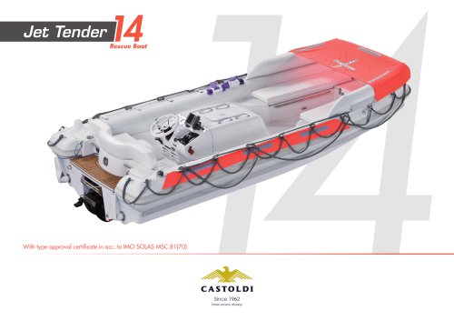 Jet Tender 14 Rescue Boat
