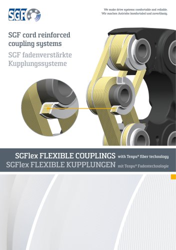 SGF cord reinforced coupling systems