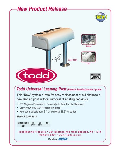 Todd Universal Leaning Post 