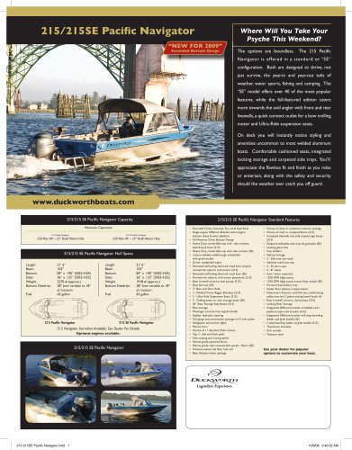 2009 PACIFIC NAVIGATOR 215/215E