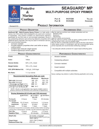 SEAGUARD® MP MULTI-PURPOSE EPOXY PRIMER