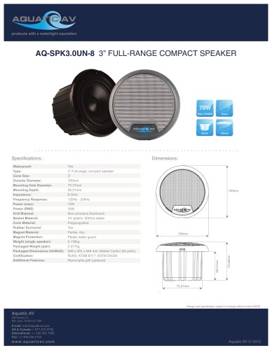 AQ-SPK-3.0UN-8