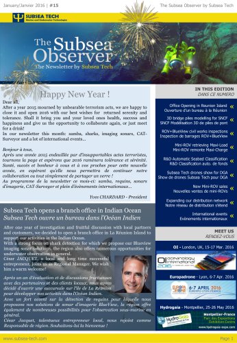 The Subsea Observer #15 - The Newsletter from Subsea Tech