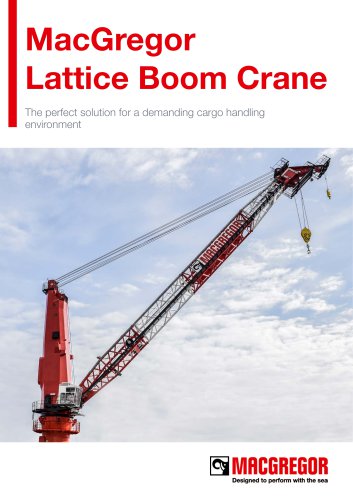 Lattice Boom Crane