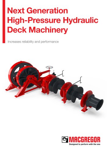 Next Generation High-Pressure HydraulicDeck Machinery