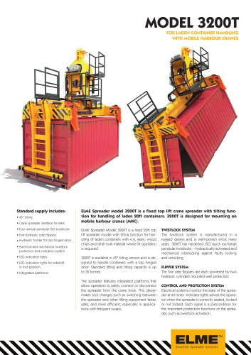 Spreader Model 3200T