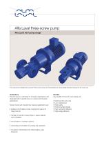 Alfa Laval three-screw pump