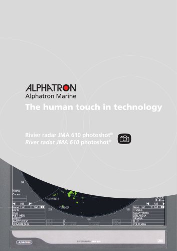 JMA 610 river radar inland