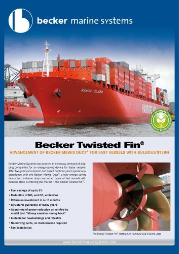 Becker Twisted Fin®