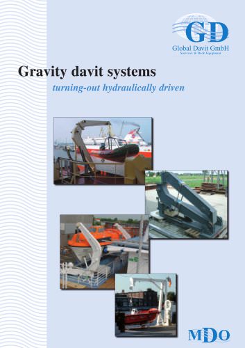 Gravity davit systems Fph Type