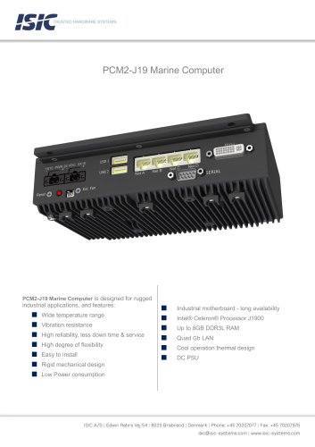 PCM2-J19 Marine Computer