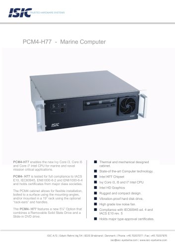 PCM4-H77 - Marine Computer