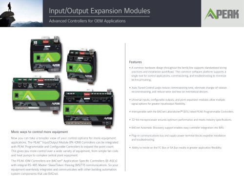 Input/Output Expansion Modules